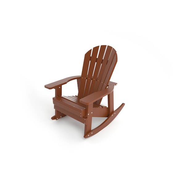 Brown Charleston Rocking Adirondack Chair